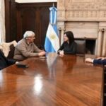 Romero de UDA se reunió con Sandra Pettovelo y los secretarios de Educación y Trabajo.