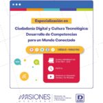 Nueva especialización en ciudadanía digital y cultura tecnológica