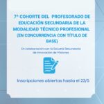 Misiones Impulsa la Formación Docente Técnica con una Nueva Cohorte del Profesorado