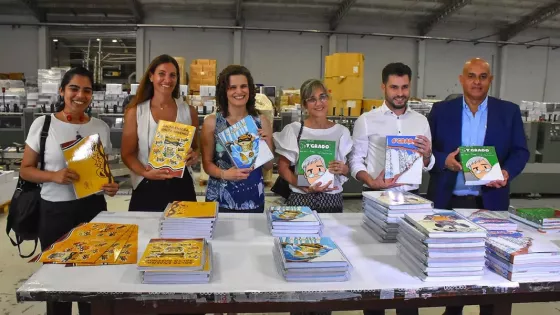 Avanza el proceso de impresión de los manuales educativos del Nivel Primario