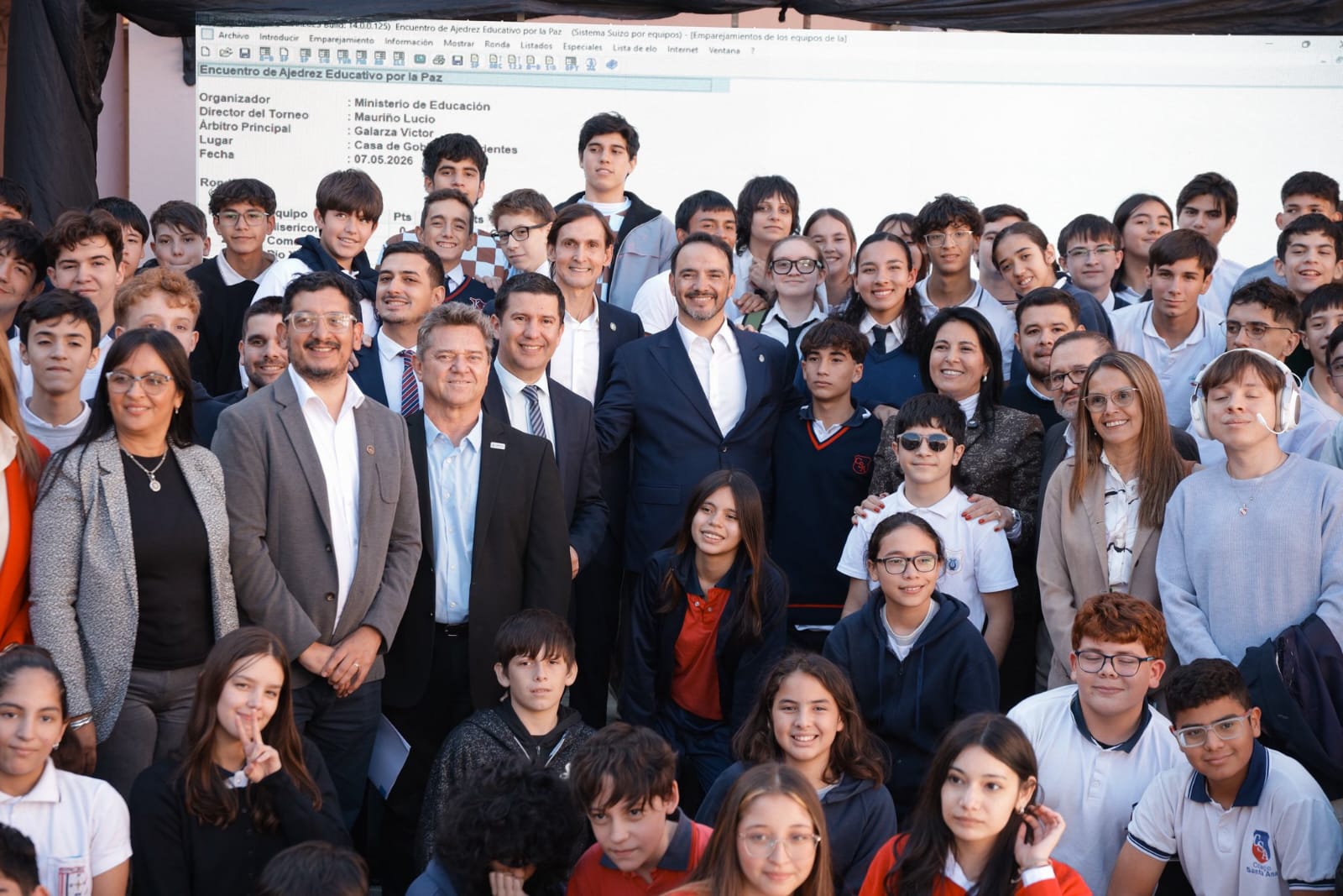 Ajedrez Educativo por la Paz: 120 estudiantes compiten en el Encuentro Provincial
