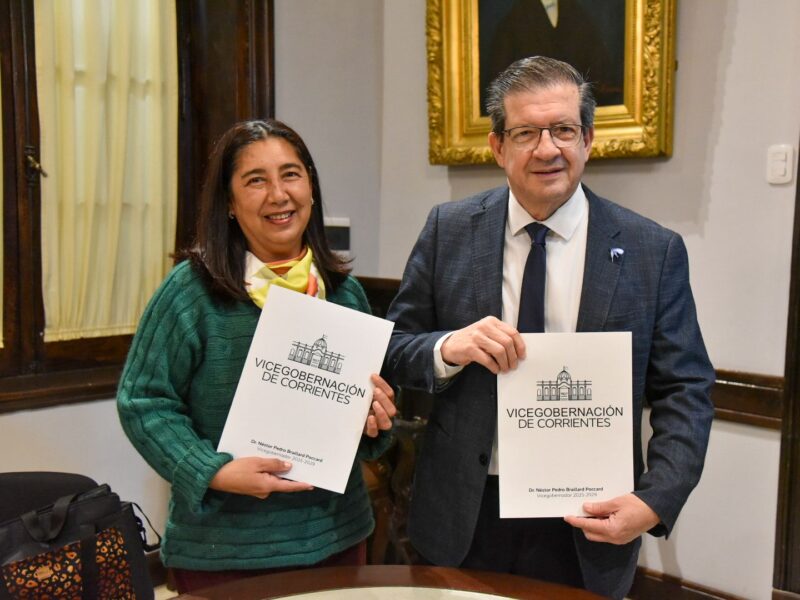 Vicegobernación y la Escuela N° 75 de Santa Lucía firmaron un convenio de cooperación