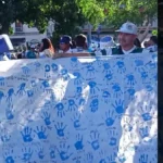 Las manos de los alumnos de una escuela de Corrientes llegaron al Mundial