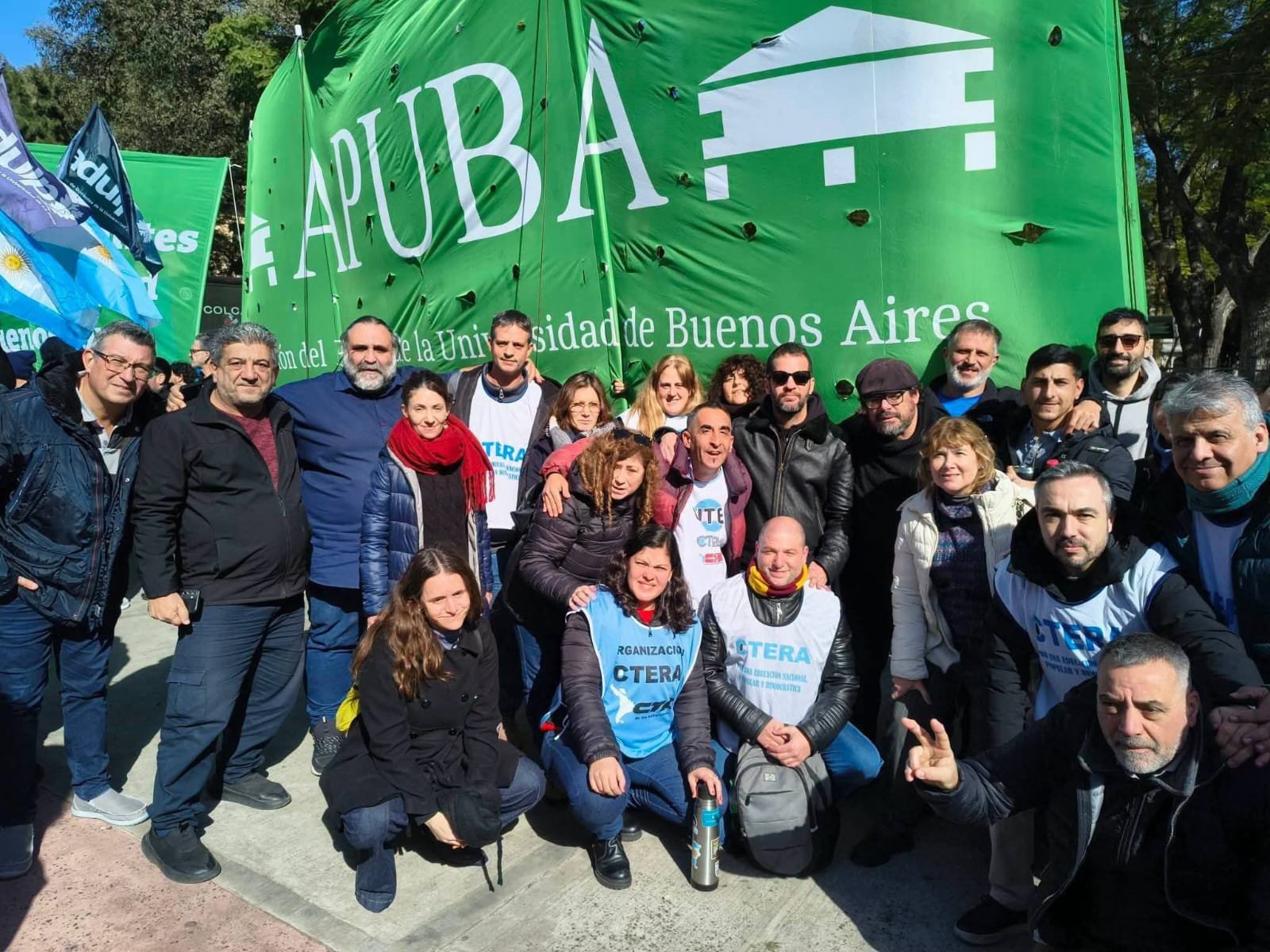 CTERA presente en defensa de la Universidad Pública y la Soberanía.