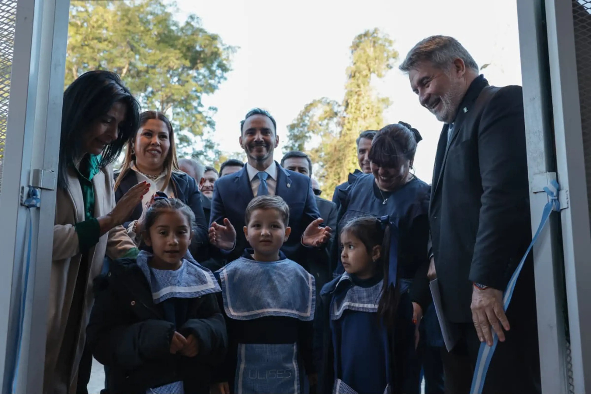 Juan Pablo Valdés inauguró un nuevo jardín en Parada Pucheta