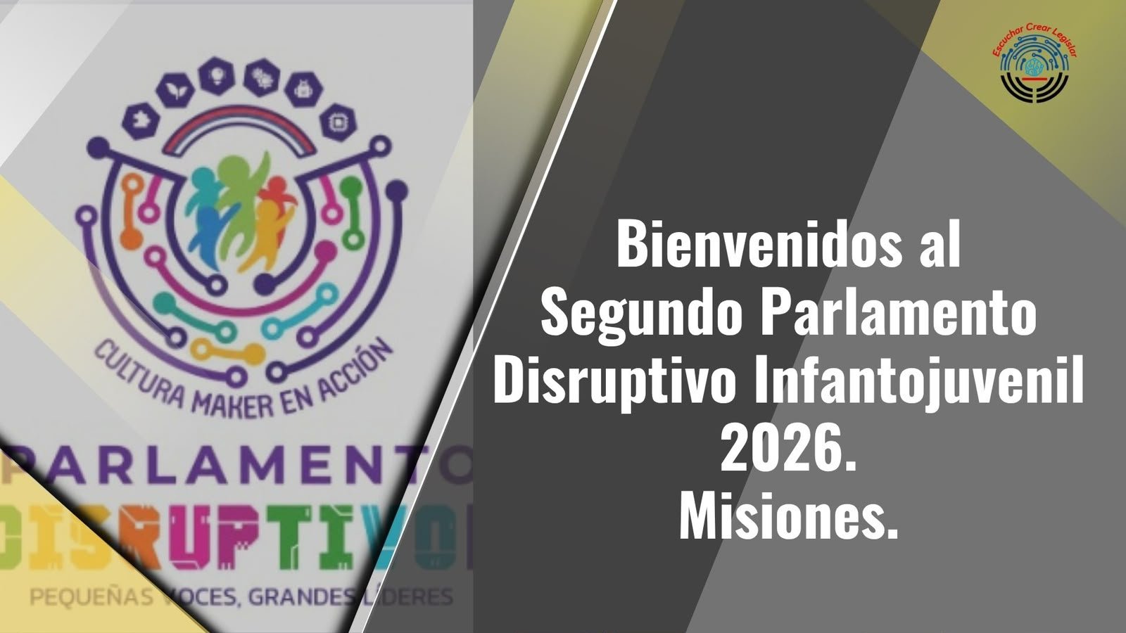 Parlamento Disruptivo Infantojuvenil en una jornada de sensibilización en Misiones