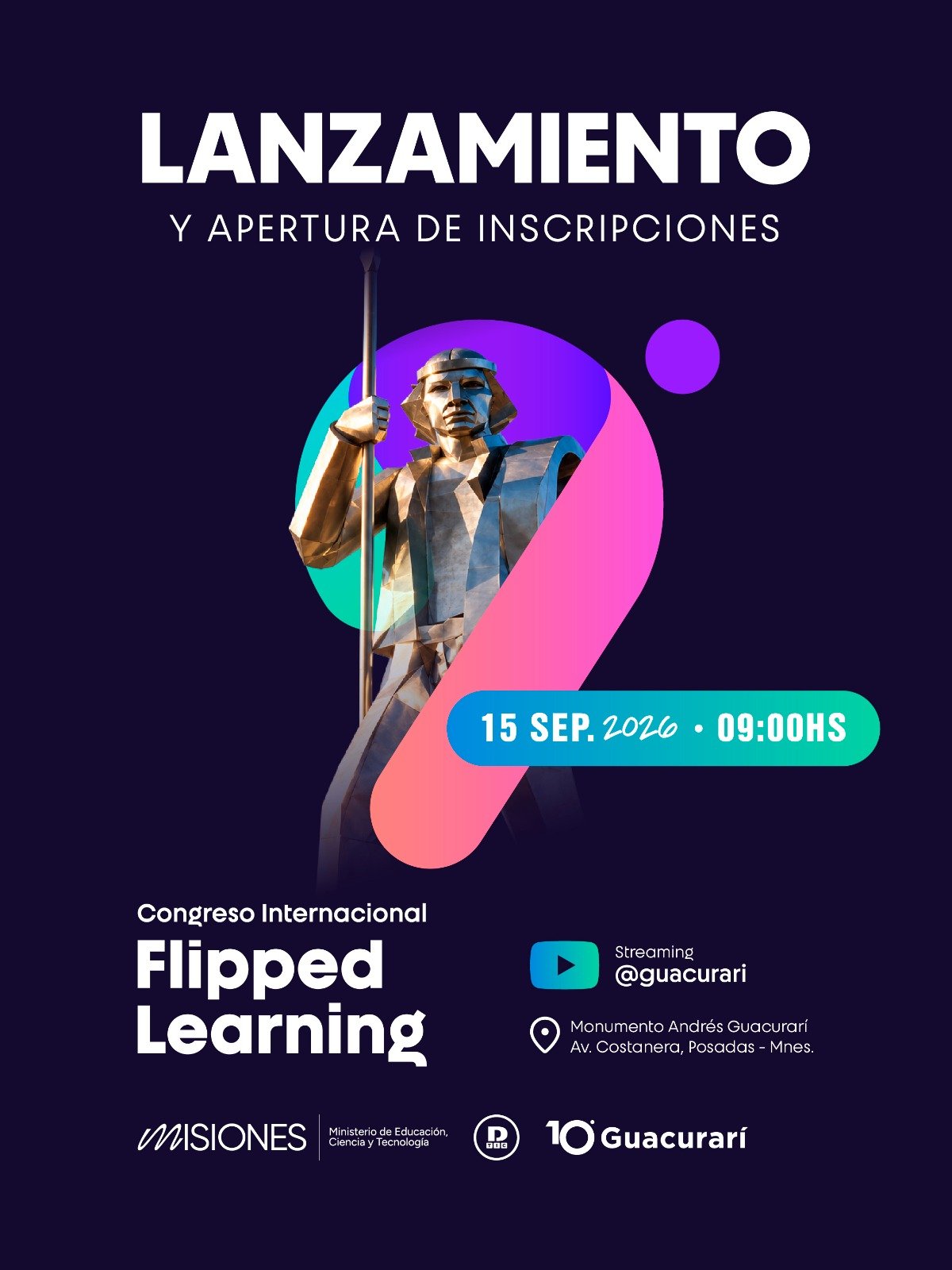 Misiones lanza el 9º Congreso Internacional de Flipped Learning: “El desafío de enseñar cuando la IA responde”