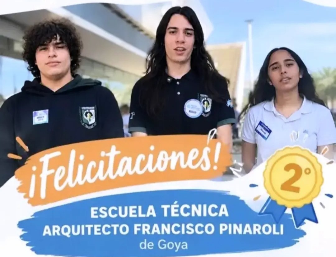 Joaquín y Lucas de Goya llegaron a la final nacional de la Copa Robótica 2026