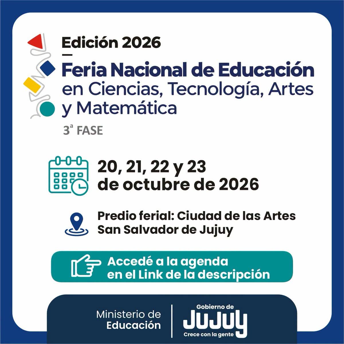𝗟a provincia de Jujuy es sede de la Feria Nacional de Educación